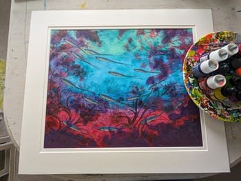 'Seabed and Coral' Original